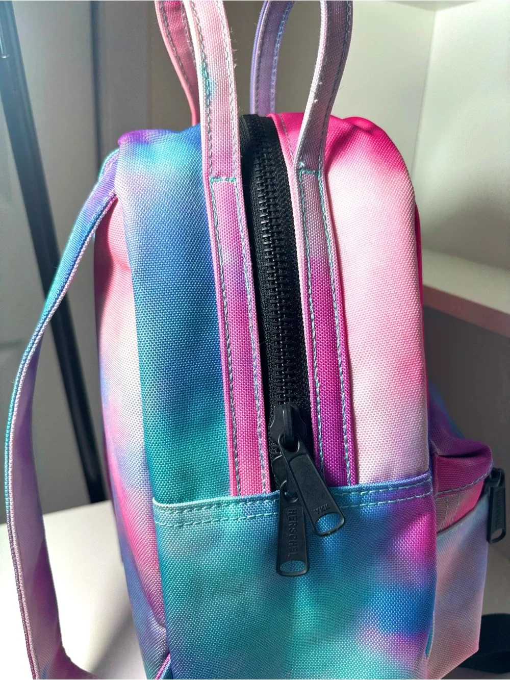 Herschel Nova Mini Backpack Pink Blue Purple Tie Dye NWOT Travel Bag